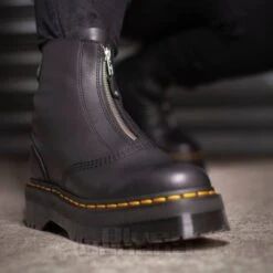 Dr. Martens Dr Martens 2976 Jetta Sendal Zipped Chelsea Boots (Black) -Alternative Clothing Store 0005482