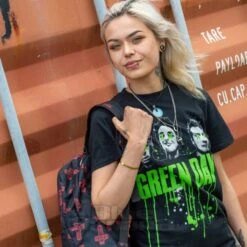 Official Green Day Drips T Shirt (Black) -Alternative Clothing Store 0007755