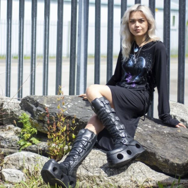 New Rock M.272-S2 Space Platform High Boots (Black) 5 New Rock M.272-S2 Space Platform High Boots (Black) - Image 5