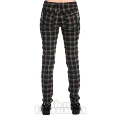 Banned Forever Yours Tartan Trousers (Green) 5 Banned Forever Yours Tartan Trousers (Green) -Alternative Clothing Store 0156a811fc31d4d6a4e375134ca3