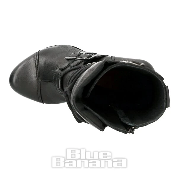 New Rock M-PUNK001-C1 Heeled Boots (Black) 7 New Rock M-PUNK001-C1 Heeled Boots (Black) - Image 7