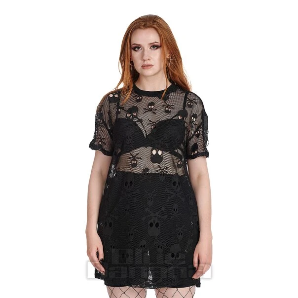 Banned Keiko Net Dress (Black) 2 Banned Keiko Net Dress (Black) - Image 2