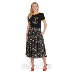 Banned Anchor Pinup Skirt (Black) -Alternative Clothing Store 0a5bc0abec6052c0e20dffc0d493