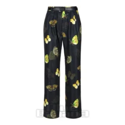 Bleeding Heart Butterfly Trousers (Black)