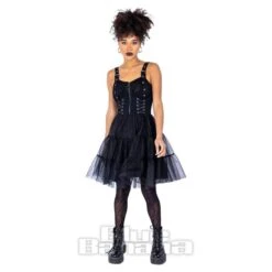 Vixxsin Selkie Dress (Black) -Alternative Clothing Store 0eb5c0de09eb0f41f94c767f71ac