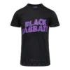 Official Black Sabbath Wavy Logo T Shirt (Black/Purple)