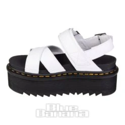 Dr. Martens Dr Martens Voss II Quad Platform Sandals (White) -Alternative Clothing Store 10fe4510be0e0ac734d941b33f86