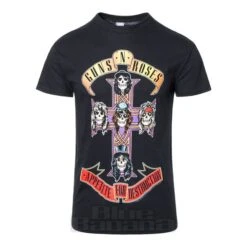 Official Guns N Roses Appetite T Shirt (Black)