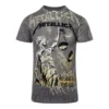 Official Metallica Justice Neon T Shirt (Grey)