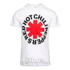 Official Red Hot Chili Peppers Asterisk T Shirt (White)