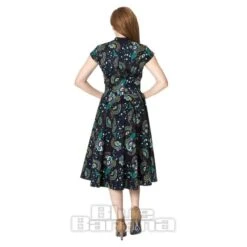 Banned Proud Peacock Dress (Blue) 6 Banned Proud Peacock Dress (Blue) -Alternative Clothing Store 117094 b