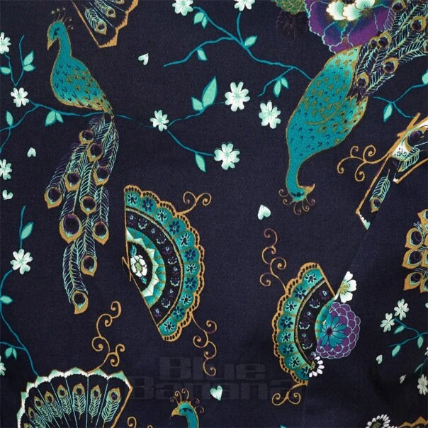 Banned Proud Peacock Dress (Blue) 4 Banned Proud Peacock Dress (Blue) - Image 4