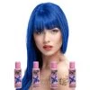Crazy Color Semi-Permanent Hair Dye 4 Pack 100ml (Sky Blue)