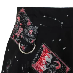 Hell Bunny Duality Chiffon Skirt (Black) -Alternative Clothing Store 11d8ce8de5e6fa14ab2dcf355b7e