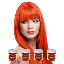 La Riche Directions Colour Hair Dye 4 Pack 100ml (Tangerine)