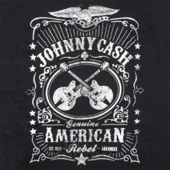 Official Johnny Cash American Rebel T Shirt (Black) 5 Official Johnny Cash American Rebel T Shirt (Black) -Alternative Clothing Store 122308 b