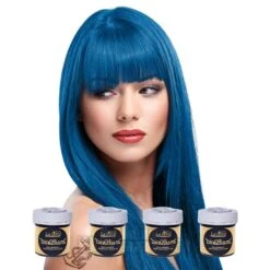 La Riche Directions Colour Hair Dye 4 Pack 88ml (Denim Blue)