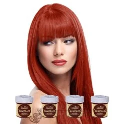 La Riche Directions Colour Hair Dye 4 Pack 88ml (Flame Red)
