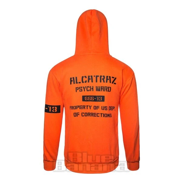 Jawbreaker Alcatraz Hoodie (Orange) 4 Jawbreaker Alcatraz Hoodie (Orange) - Image 4