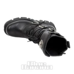 New Rock M.373-S29 Reactor Half Boots (Black) 11 New Rock M.373-S29 Reactor Half Boots (Black) -Alternative Clothing Store 128481 m 373 s29 e