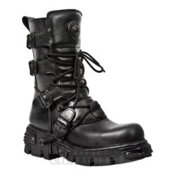 New Rock M.373-S18 Reactor Calf Boots (Black)