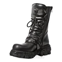 New Rock M.373-S18 Reactor Calf Boots (Black) -Alternative Clothing Store 128496 m 373 s18 b