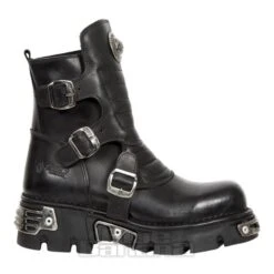 New Rock M.1482X-S1 Reactor Half Boots (Black)