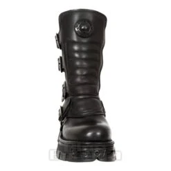 New Rock M.373X-S27 Reactor Half Boots (Black) -Alternative Clothing Store 128846 m 373x s27 c