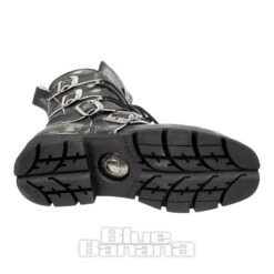 New Rock M.1473-S47 Comfort-Light Half Boots (Grey) -Alternative Clothing Store 129078 m 1473 s47 e