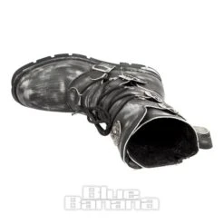 New Rock M.1473-S47 Comfort-Light Half Boots (Grey) -Alternative Clothing Store 129078 m 1473 s47 f