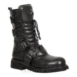 New Rock M.1473-S49 Comfort-Light Calf Boots (Black)