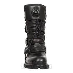 New Rock M.1473-S49 Comfort-Light Calf Boots (Black) -Alternative Clothing Store 129112 m 1473 s49 c