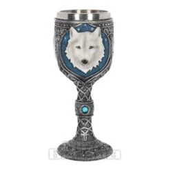 Nemesis Now Ghost Wolf Goblet (Silver)