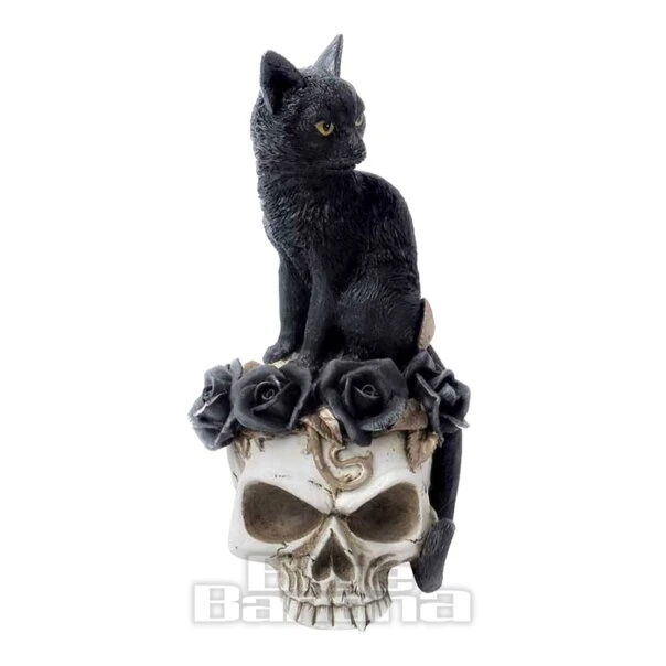 Alchemy Grimalkin's Ghost Cat Skull Ornament 2 Alchemy Grimalkin's Ghost Cat Skull Ornament - Image 2