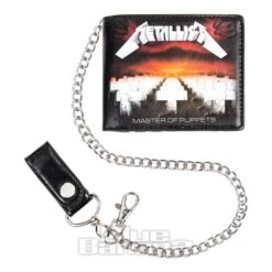 Official Metallica Master Of Puppets Wallet & Chain (Black)