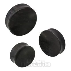 Blue Banana Concave Wood Ear Plug 42-52mm (Black) -Alternative Clothing Store 136092 group