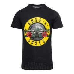 Official Guns N Roses Classic Logo T Shirt (Black)