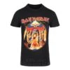 Official Iron Maiden Powerslave Lightning Circle T Shirt (Black)