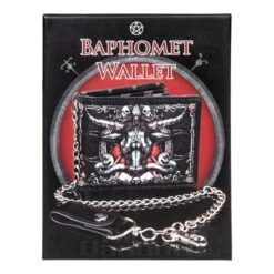 Nemesis Now Baphomet Wallet With Chain -Alternative Clothing Store 137224 c