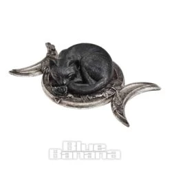 Alchemy Witches Familiar Ornament (Silver/Black)