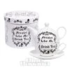 Alchemy Freaks Like Me Drink Tea Set (White)