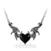 Alchemy Gothic Blacksoul Pendant Necklace (Black)