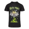 Rick & Morty Space Cruiser T Shirt (Black)