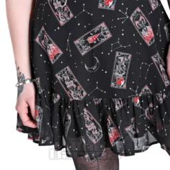 Hell Bunny Duality Chiffon Skirt (Black) -Alternative Clothing Store 137612bb8e2a1a0d81b57fa9e8bd