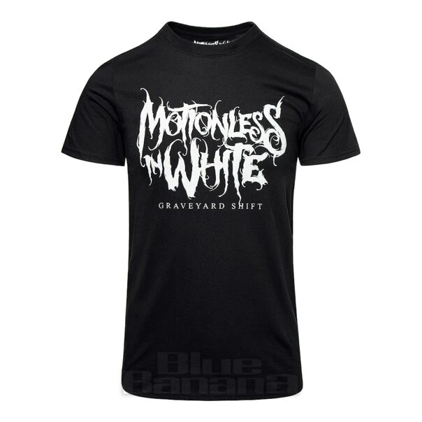 Official Motionless In White Graveyard Shift T Shirt (Black) 1 Official Motionless In White Graveyard Shift T Shirt (Black)