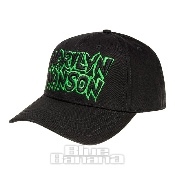Official Marilyn Manson Logo Cap (Black) 1 Official Marilyn Manson Logo Cap (Black)