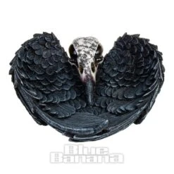 Nemesis Now Edgars Raven Trinket Holder (17cm) -Alternative Clothing Store 140010 a v2