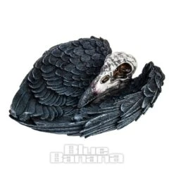 Nemesis Now Edgars Raven Trinket Holder (17cm) -Alternative Clothing Store 140010 e v2