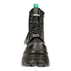 New Rock M-NEWMILI083-VS2 Vegan Military Boots (Black) -Alternative Clothing Store 140091 m newmili083 vs2 c