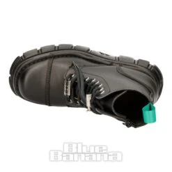 New Rock M-NEWMILI083-VS2 Vegan Military Boots (Black) -Alternative Clothing Store 140091 m newmili083 vs2 f